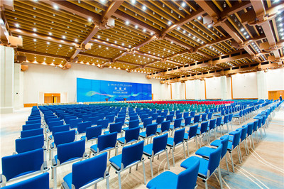 敦煌国际会议中心内景与专业礼仪服务 丝路风韵与现代商务的完美交融